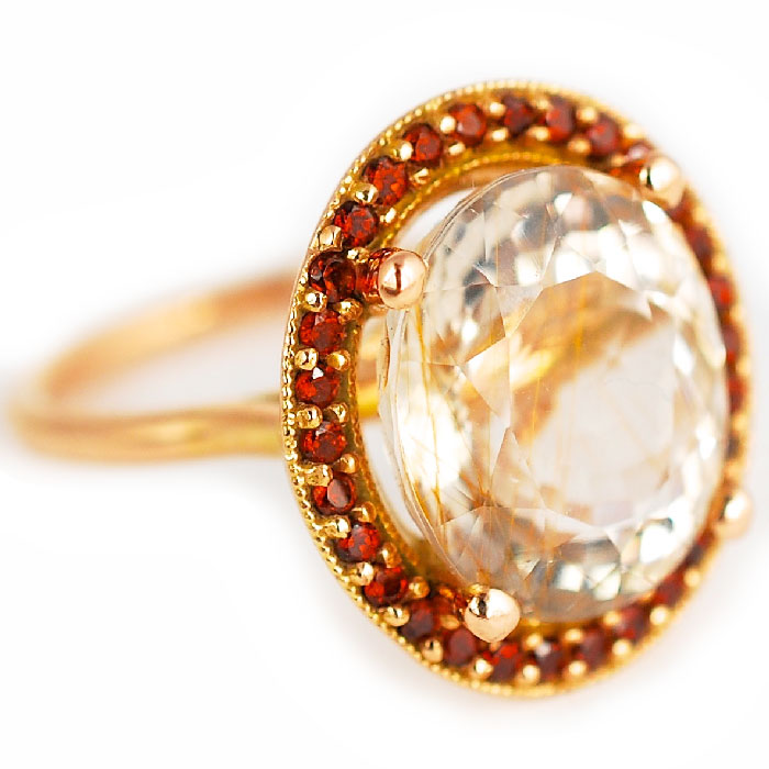 Abby Sparks Libby rutile quartz ring | JCK On Your Market