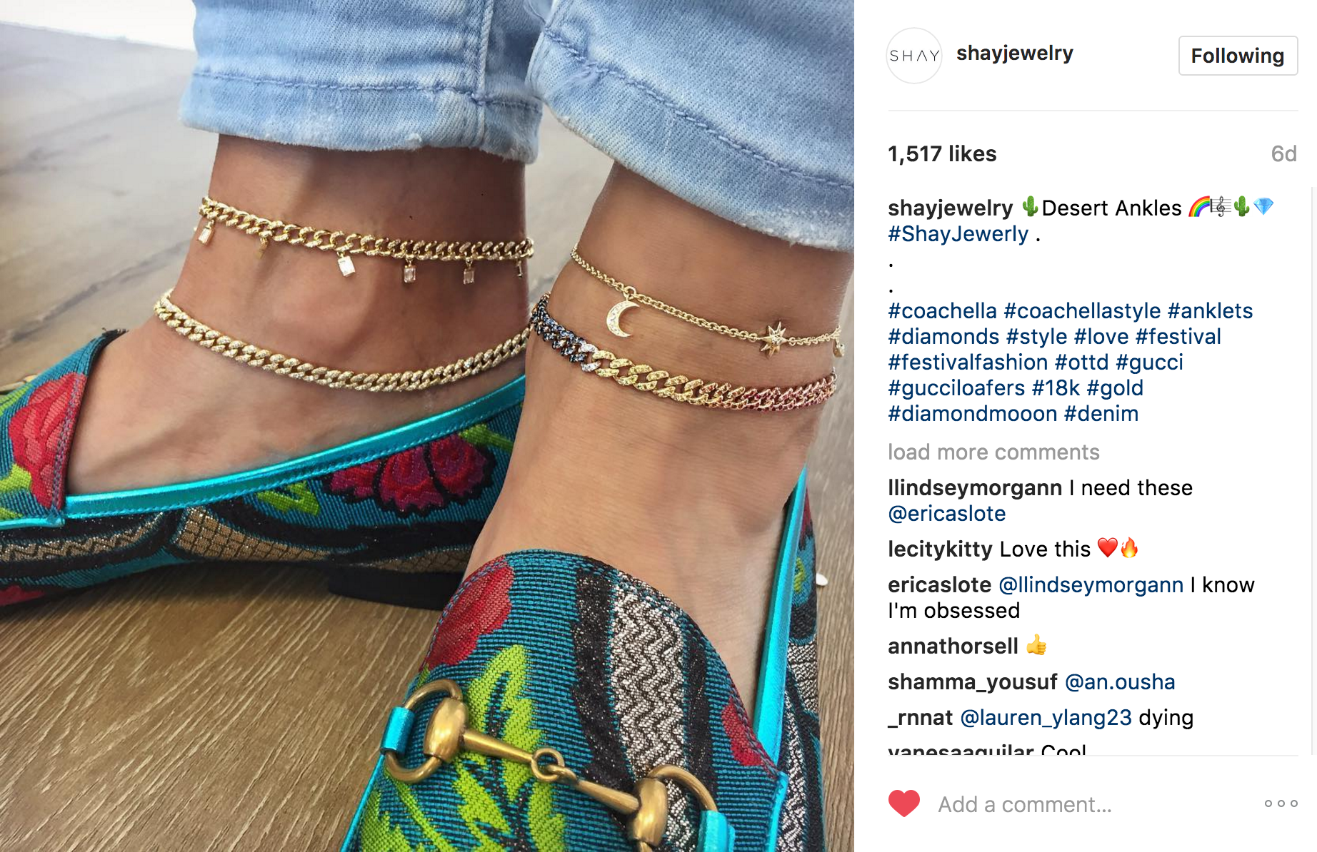 Shay Jewelry Instagram | JCK Social Setting