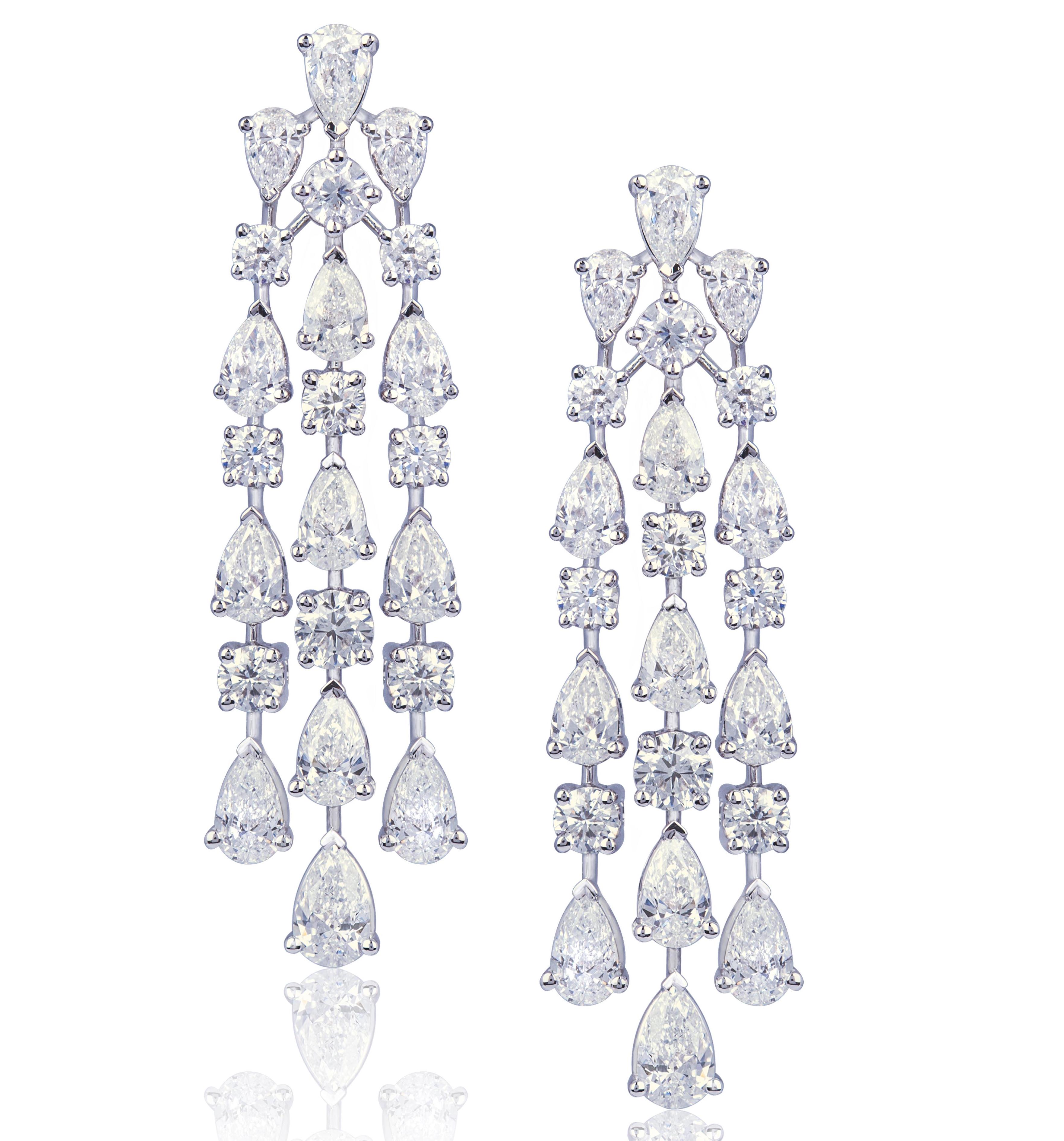 Arzano diamond chandelier earrings | JCK On Your Market
