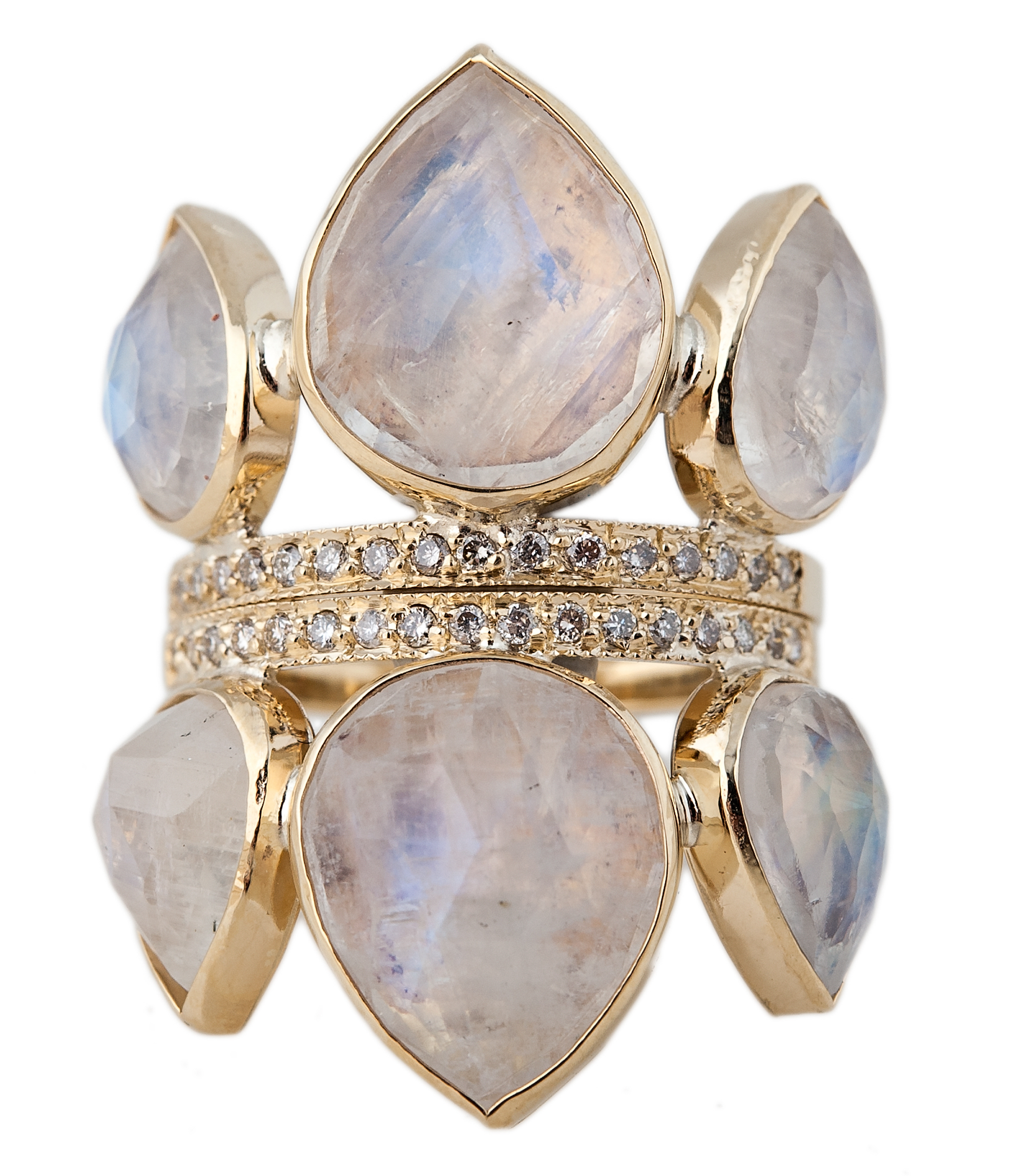 Jacquie Aiche gemstone Petal stack rings | JCK On Your Market