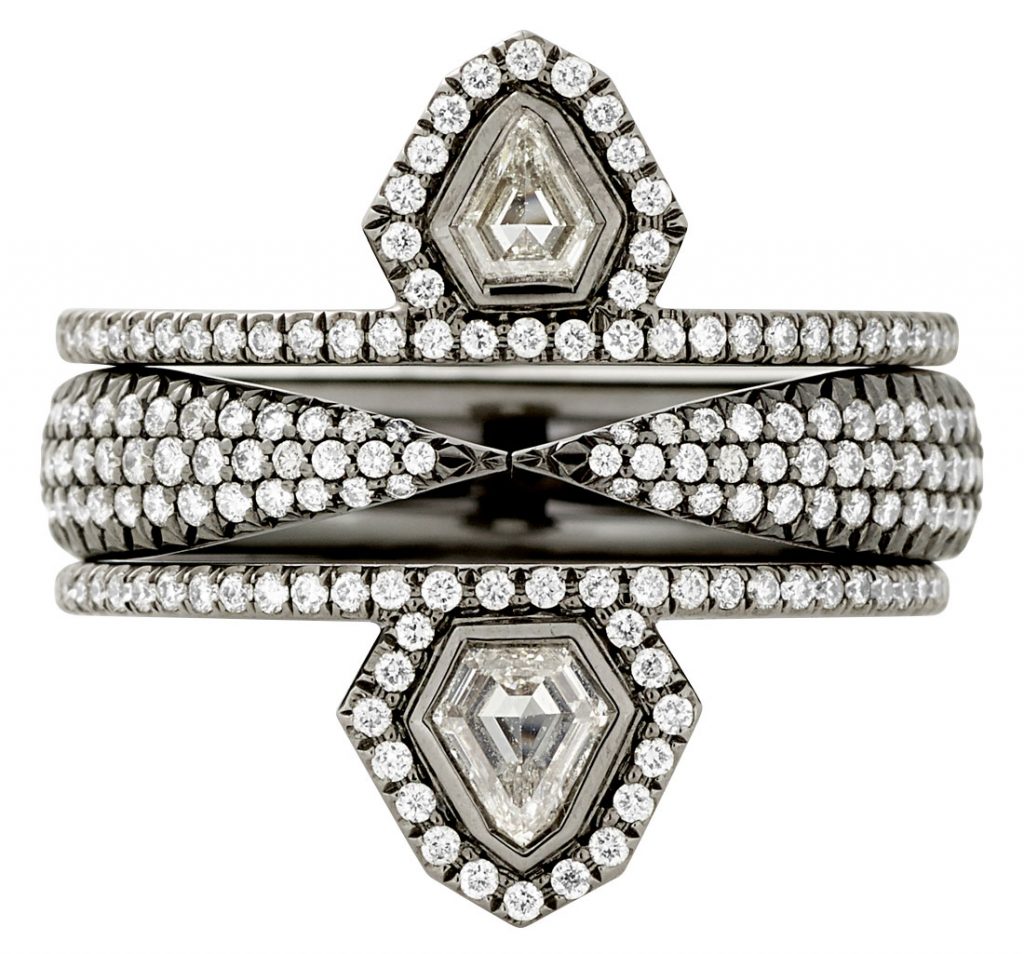 Kissing Claw and Mini Kent rings