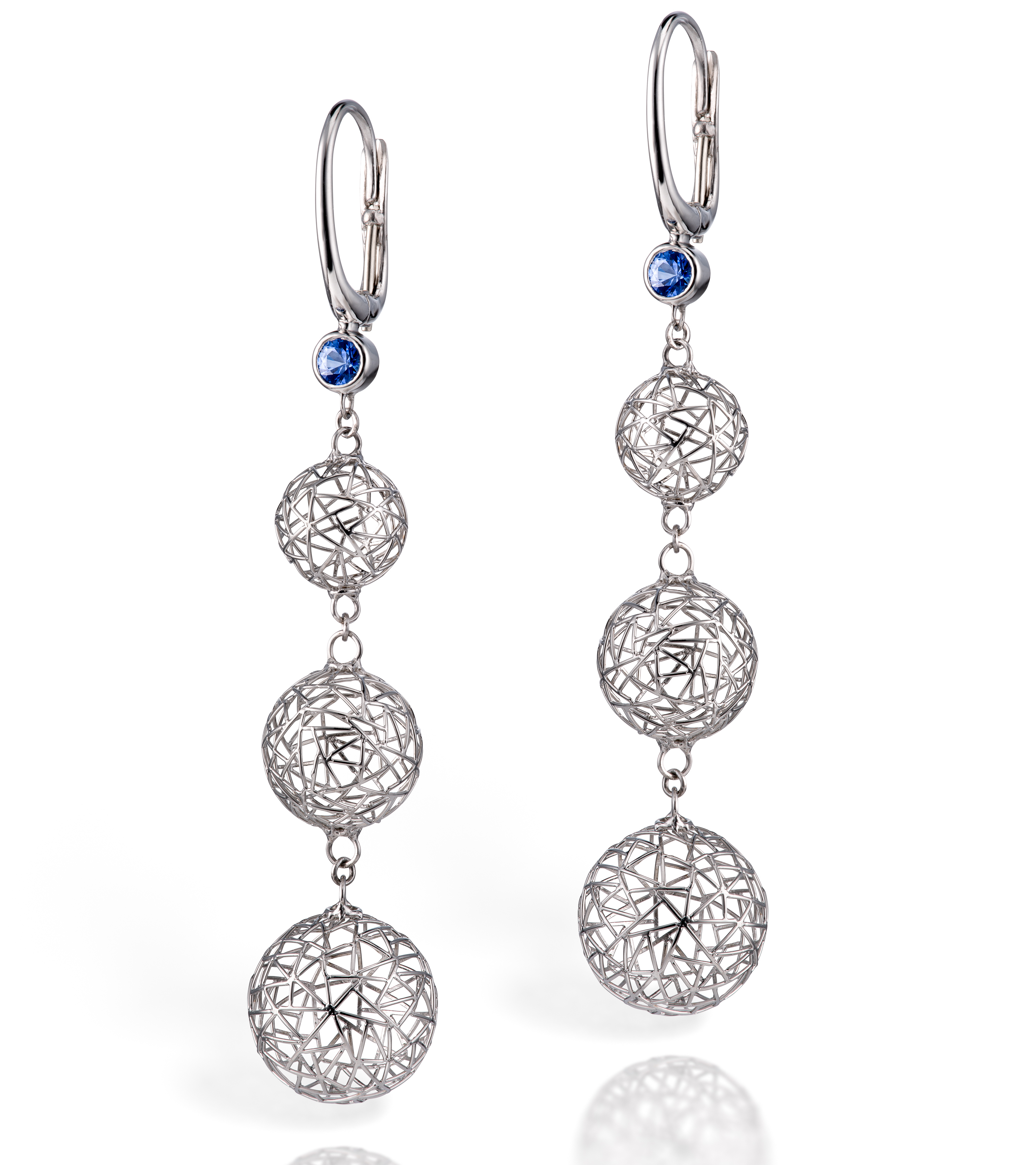 Baiyang Qiu sapphire earrings | JCK On Your Market