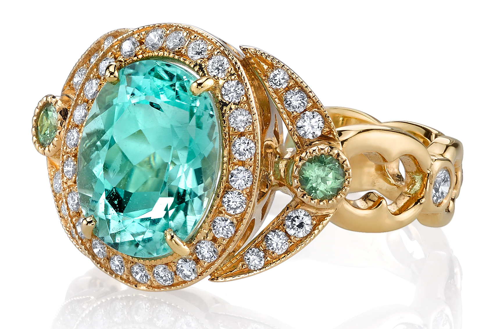 Erica Courtney Eva ring in paraiba | JCK On Your Market