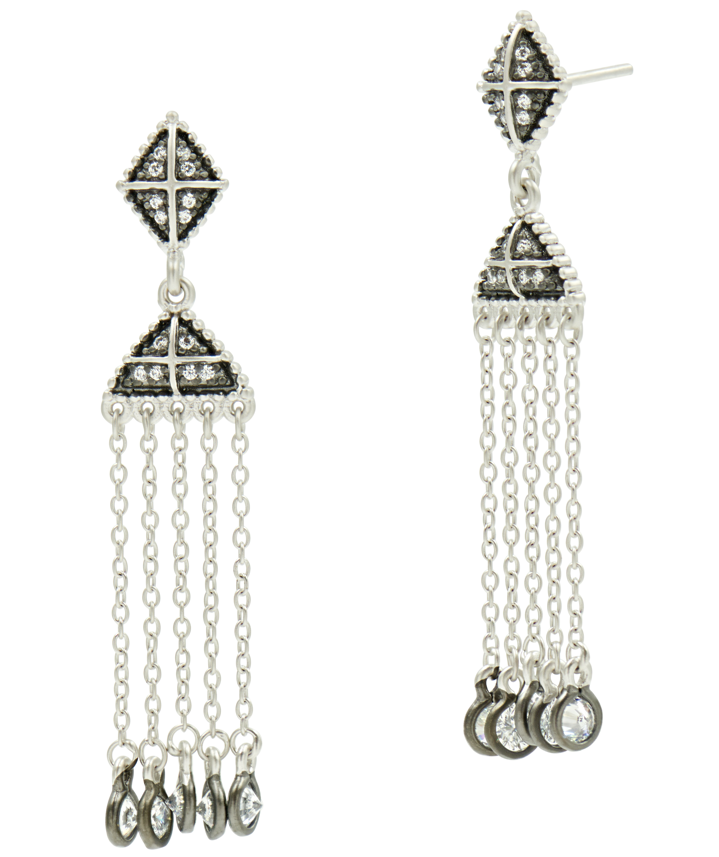Freida Rothman chandelier drop earrings | JCK On Your Market