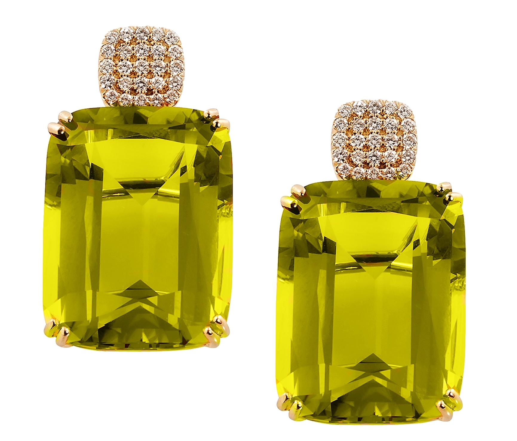 Goshwara lemon quartz Gossip earrings | JCK On Your Market