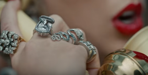 Taylor Swift ring in Look What You Made Me Do video