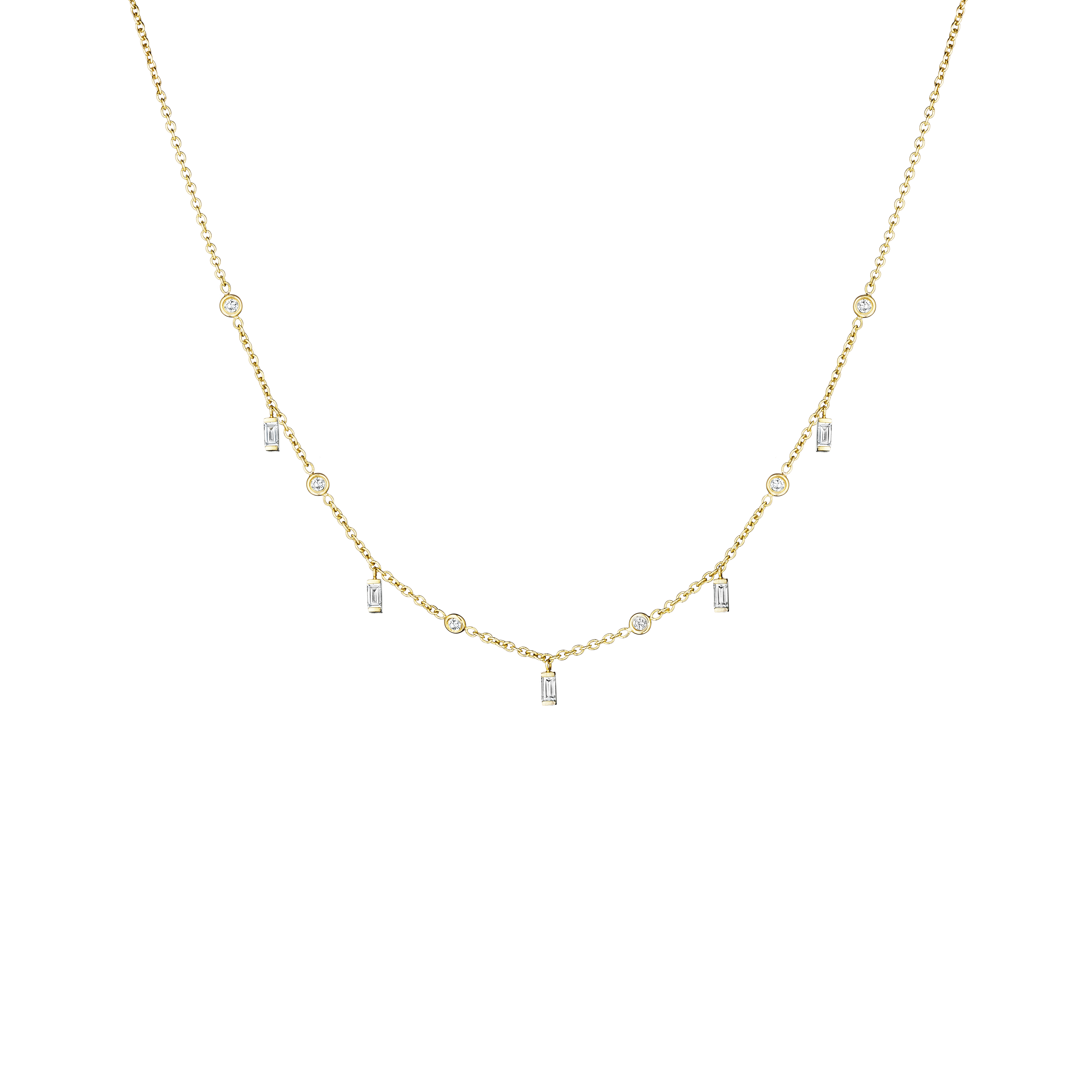 Moderne Layering Chain Necklace 