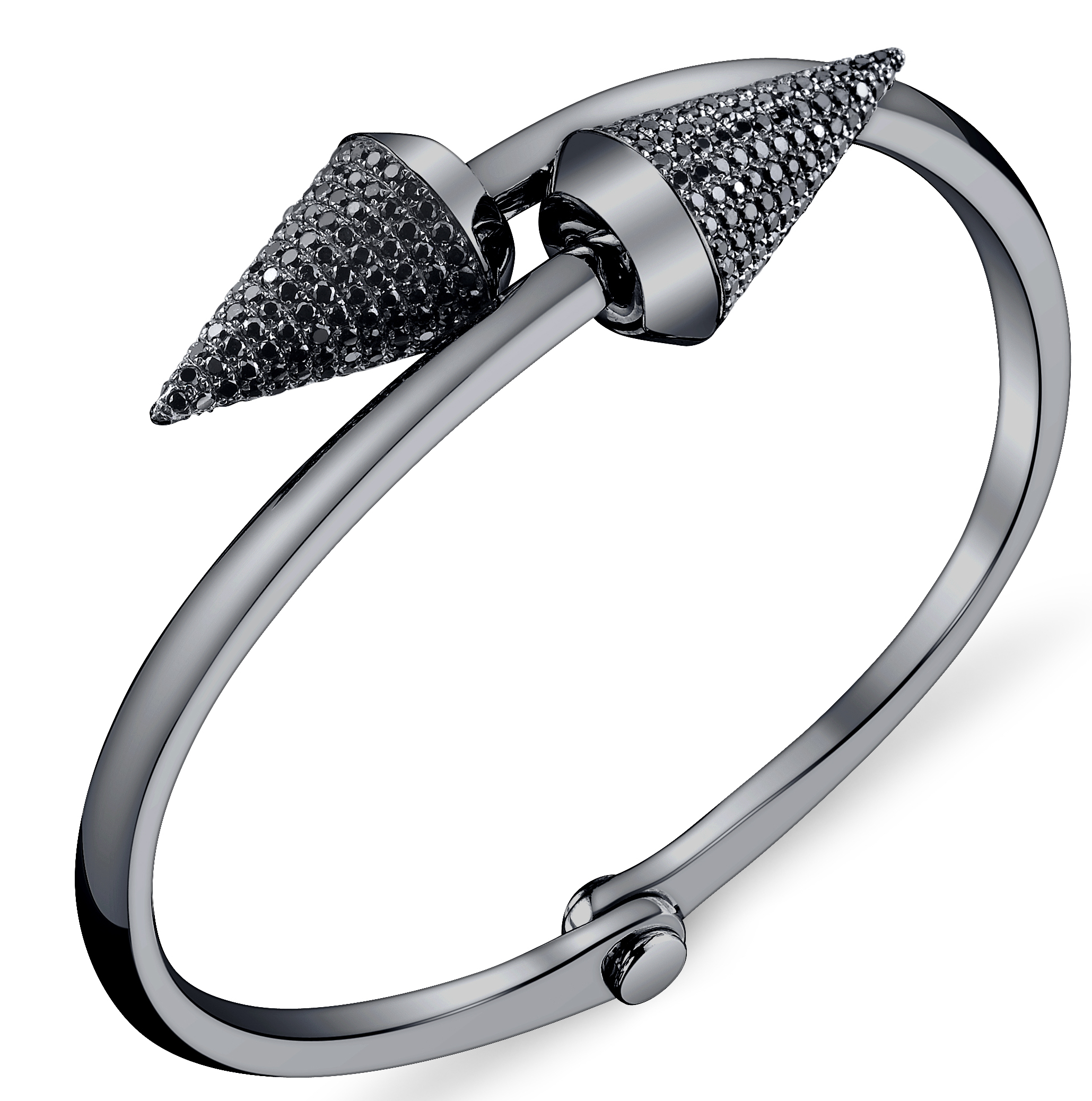 Borgioni black diamond spike bracelet | JCK On Your Market