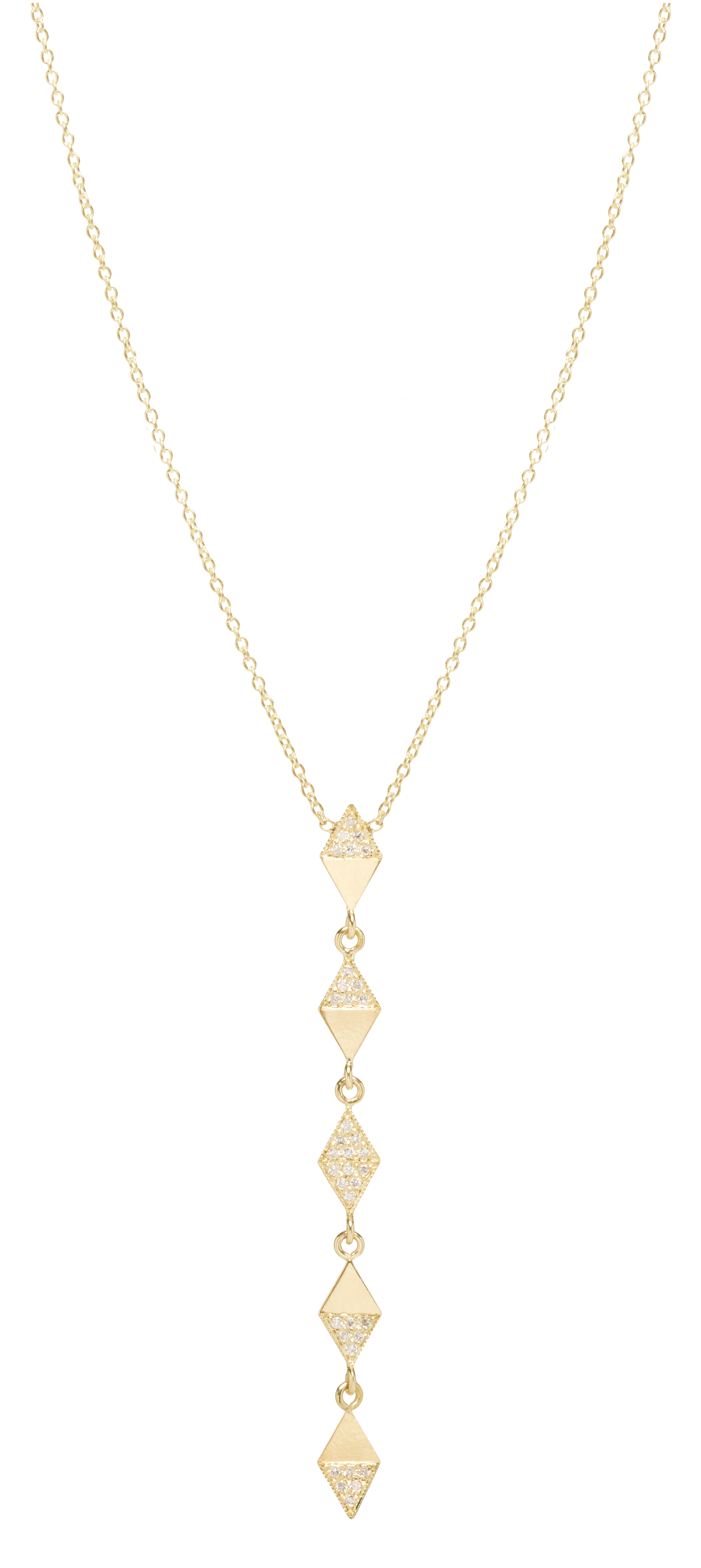 Zoe Chicco Harlequin diamond drop necklace | JCK On Your Market
