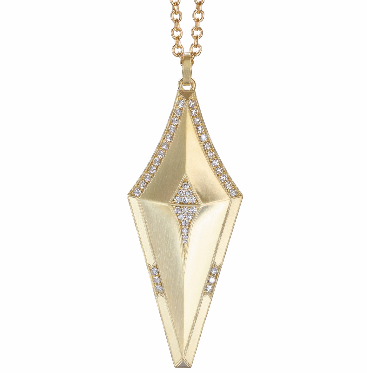 Erika Winters Fine Jewelry large shield pendant | JCK On Your Market
