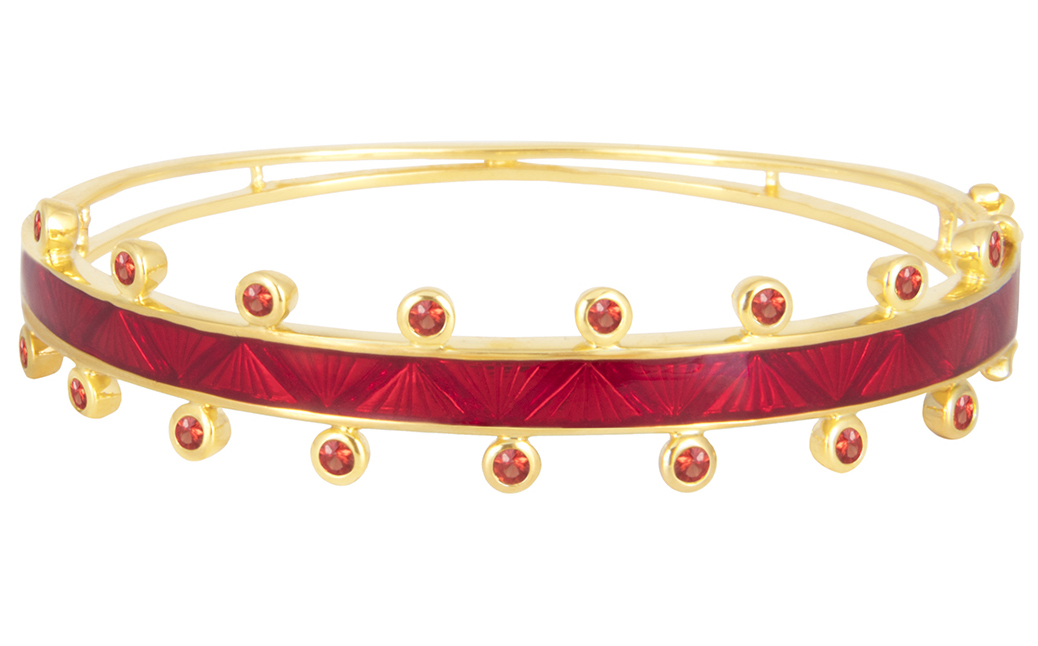 M. Spalten Chroma red enamel bracelet | JCK On Your Market