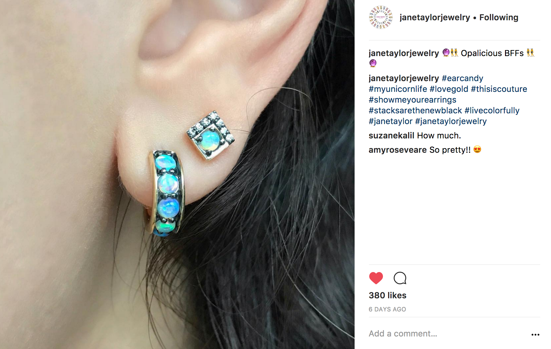 @janetaylorjewelry Instagram | JCK Social Setting