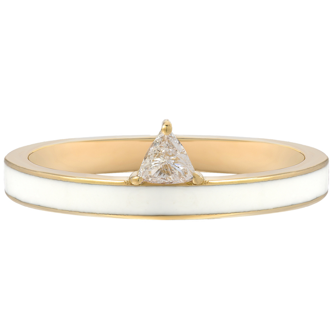 Kaura Jewels Bindi enamel and diamond ring | JCK On Your Market