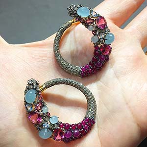 Brumani Earrings at VicenzaOra