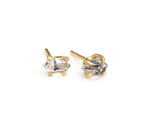Vanessa Lianne Herkimer diamond studs