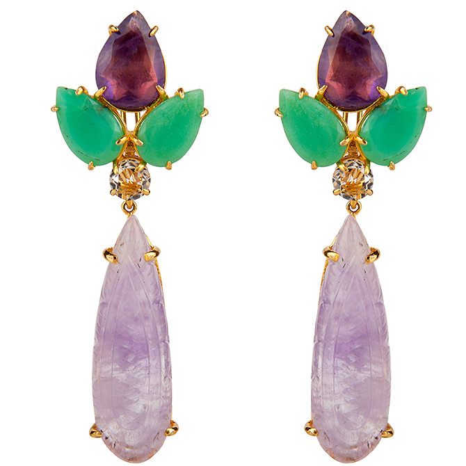 Bounkit amethyst earrings