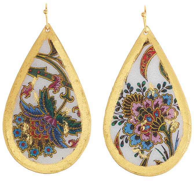 Evocateur Isabella teardrop earrings