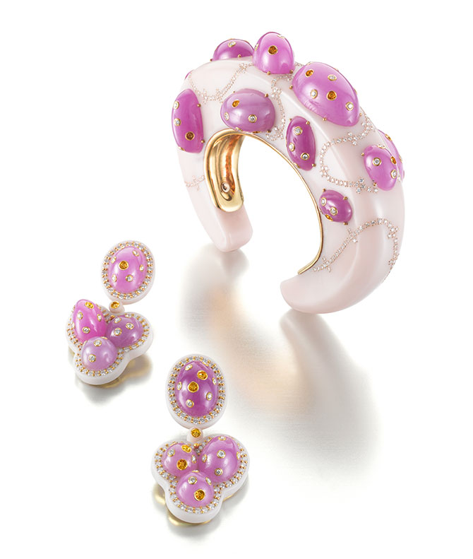 Jellybean suite bracelet and earrings