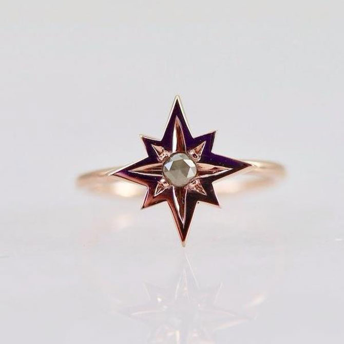 Ellie Air Starburst ring