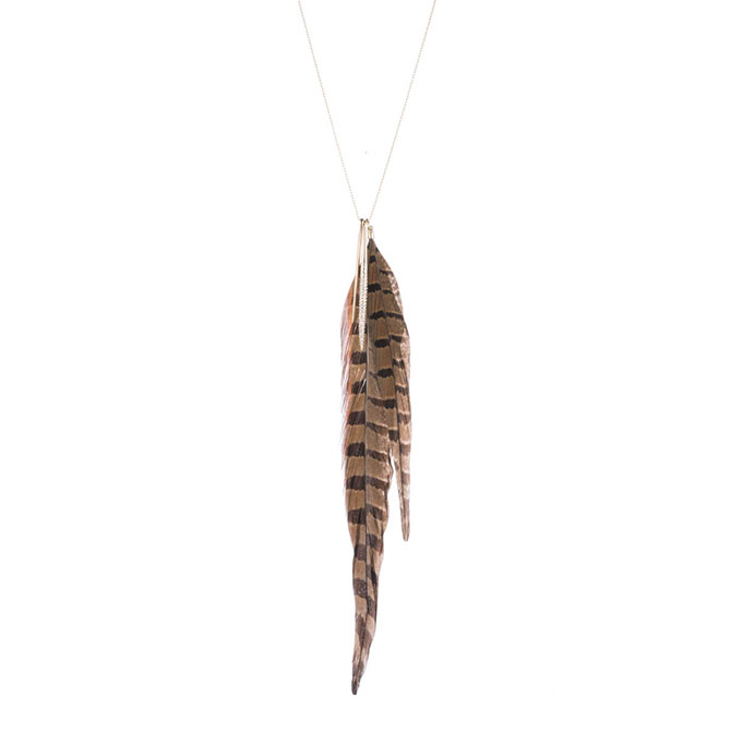 Alexis Bittar Feather Necklace