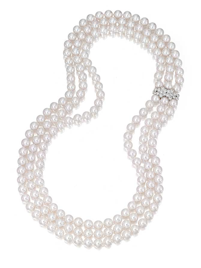 Assael Multistrand Pearl Necklace