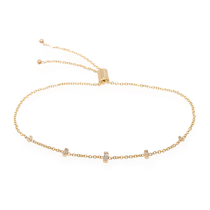 Zoe Chicco diamond bolo bracelet