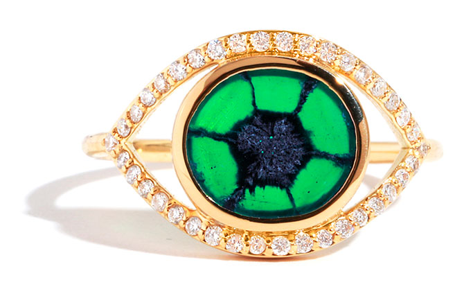 MJM traipche emerald ring
