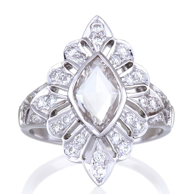 Sethi Couture Heritage rose-cut diamond ring