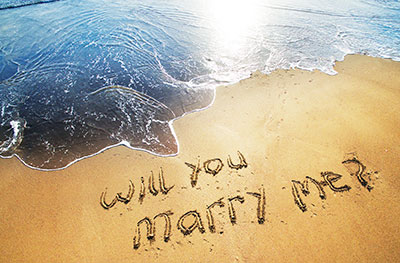 will you marry me on beach