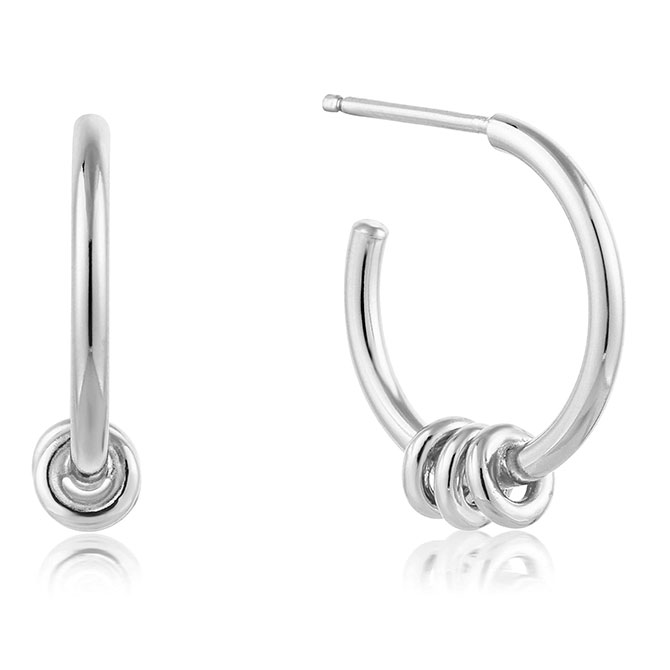 Ania Haie Modern Minimalism hoop earrings