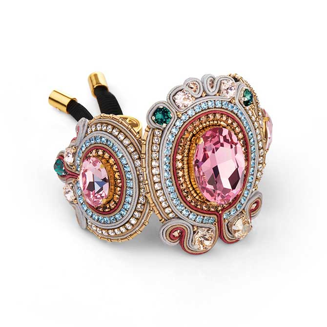 Izabela Felinksi Majestic Pink bracelet
