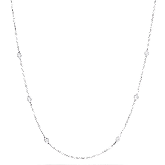 Effy diamond station necklace