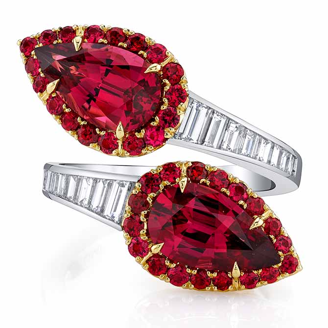 Omi Prive spinel bypass ring