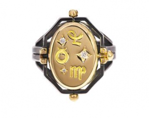 Chevalière Earth ring