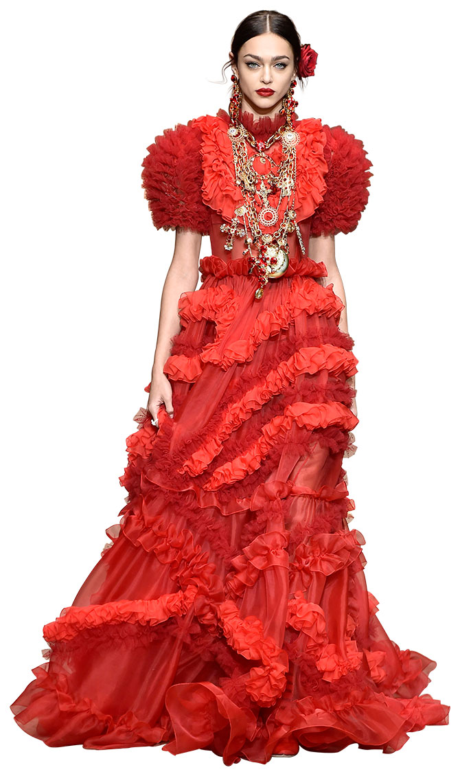 dolce and gabbana 2018 runway
