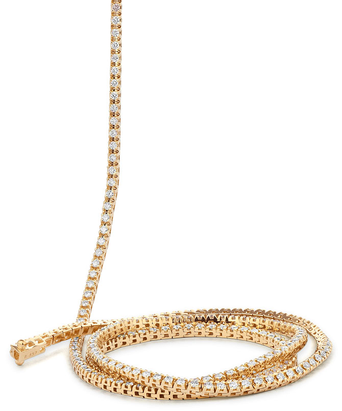 facet barcelona 36 inch diamond necklace