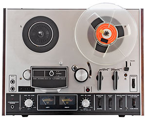 old fashioned tape deck