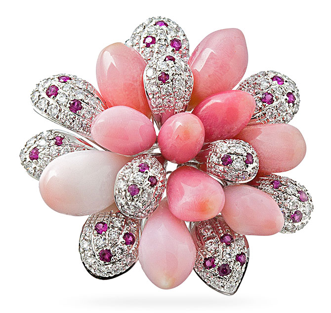 tara conch pearl flower necklace