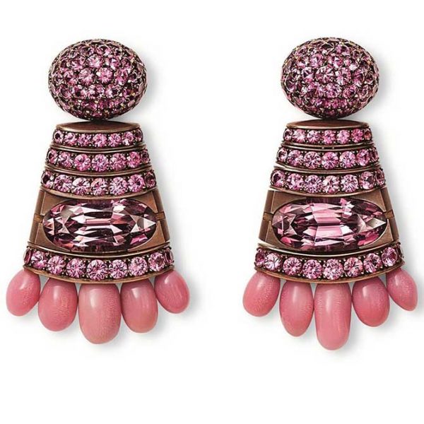 tickled pink earrings
