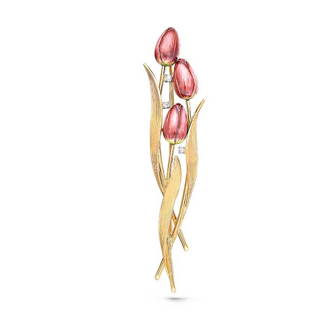 Kabarovsky tulip pin