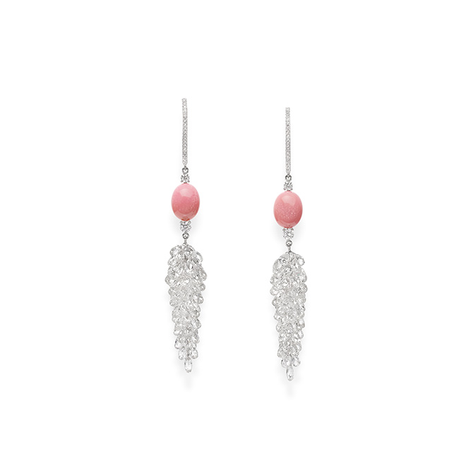 Mikimoto conch pearl earrings