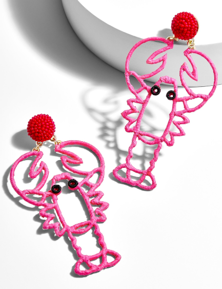 BaubleBar lobster earrings