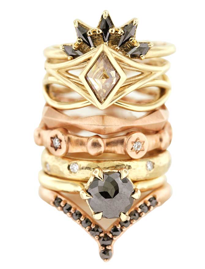 Aimee Kennedy ring stack