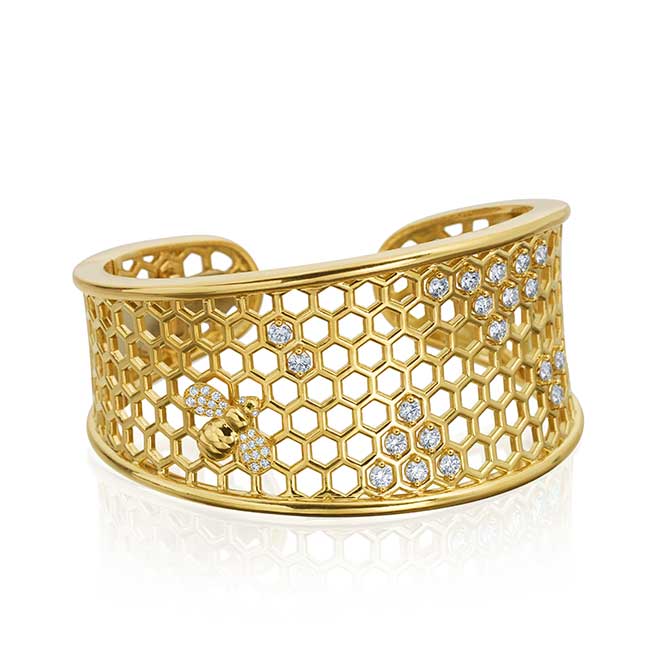 Gumuchian Bee cuff