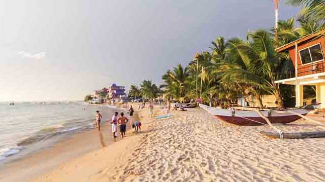 Hikkaduwa beach Sri Lanka