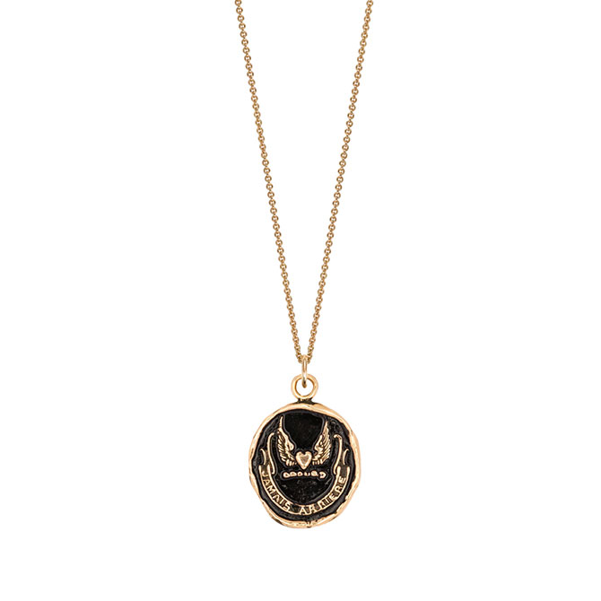 Pyrrha 14k Never Look Back necklace