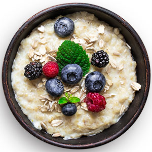 oatmeal with fruit