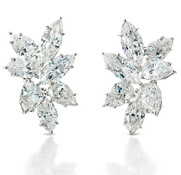 Harry WInston diamond earrings