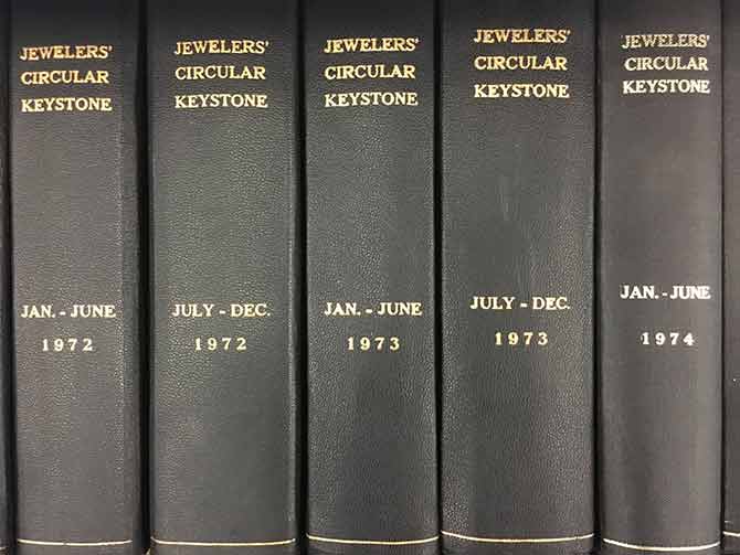 Bound volumes of JCK issues from 1972 to 1974