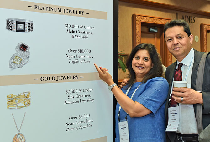 Neena Jain Nirmal Jain at JCK Las Vegas 2018